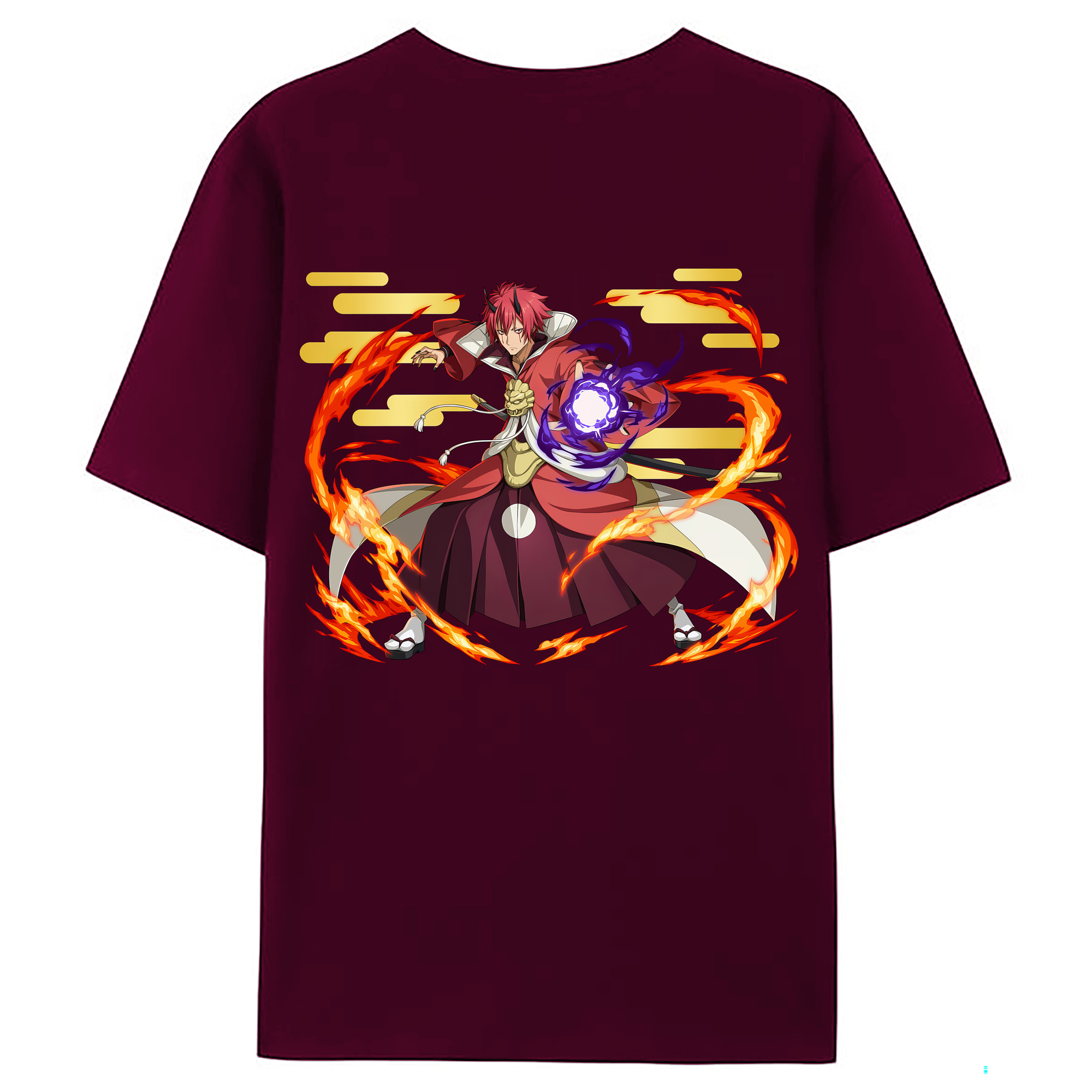 （画像用） 転スラ Regarding Reincarnated to Slime レディース半袖Tシャツ(バックプリント)